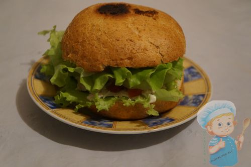 Гамбургер с курицей в домашних условиях: быстро и вкусно»