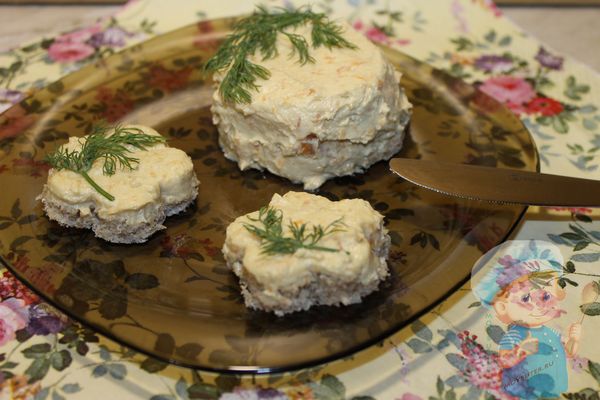 Форшмак с творожным сыром — рецепт с фото пошагово