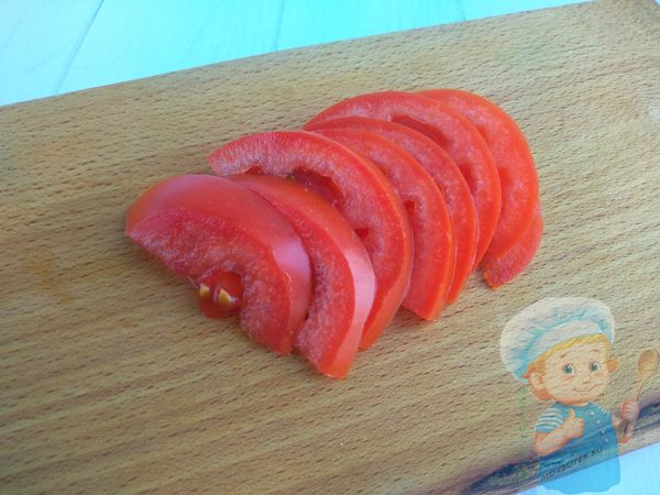 помидоры дольками
