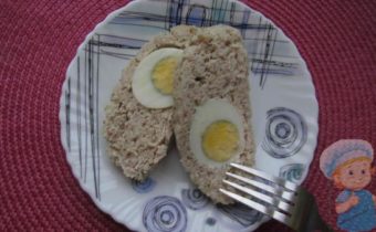 мясной рулет с яйцом рецепт с фото